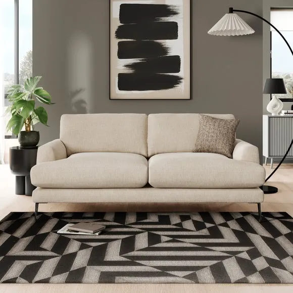Lawson Chunky Tonal Weave 3 Seater Sofa 1