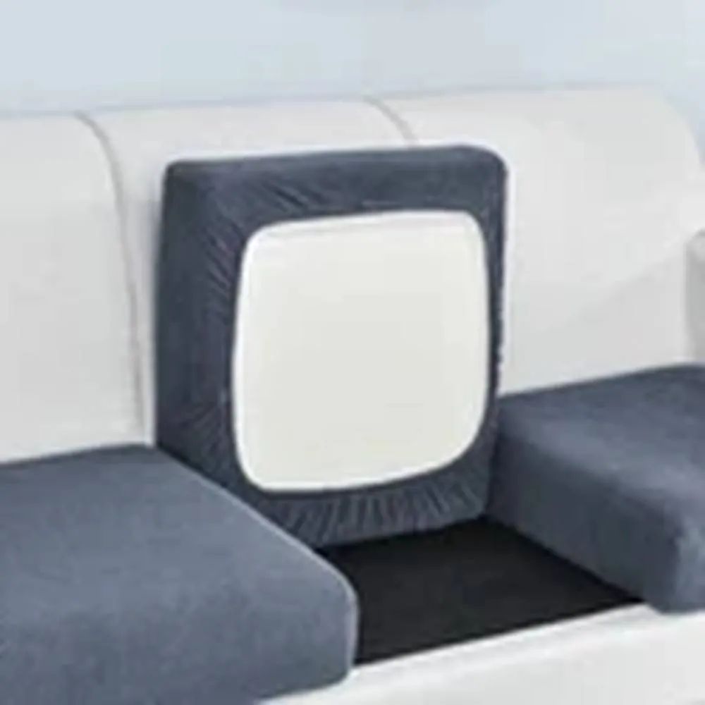 Havendro 3 Seater Dark Gray Sofa Seat Cushion Covers Couch Protector in Dark Grey