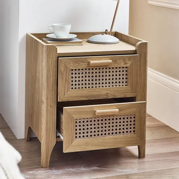 Sydney 2 Drawer Bedside Table 2