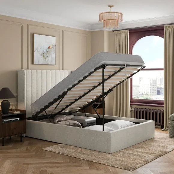 Alara Chenille Ottoman Bed 2
