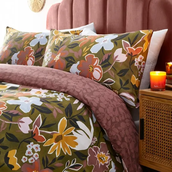 Furn. Asterea Floral Single Duvet Cover Set, Multi 3