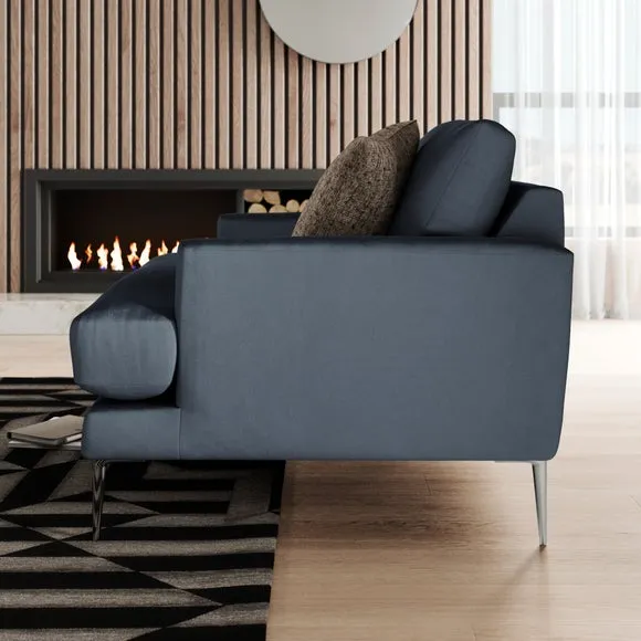 Lawson Matte Plush Velvet Snuggle Chair 2