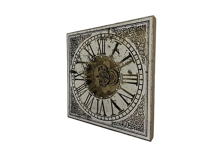 Mirrored Square Clock