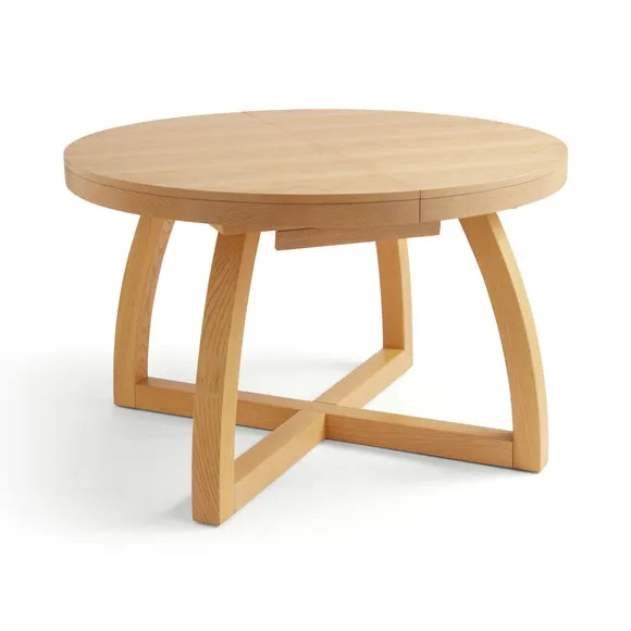 Judah Extendable 4 to 6 Seater Round to Oval Dining Table 6