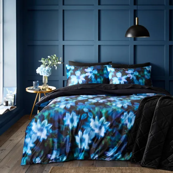 Palm House Ditsy Velour Duvet Cover & Pillowcase Set 5