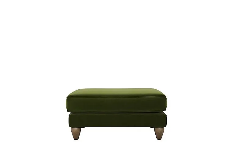 Bronwyn Fabric Footstool - Woodland Moss
