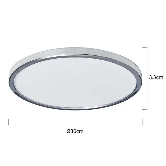 Core LED Flush Bathroom Ceiling Light 5