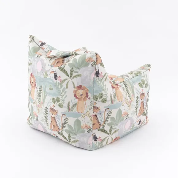 Jungle Friends Kids Beanbag Chair 6