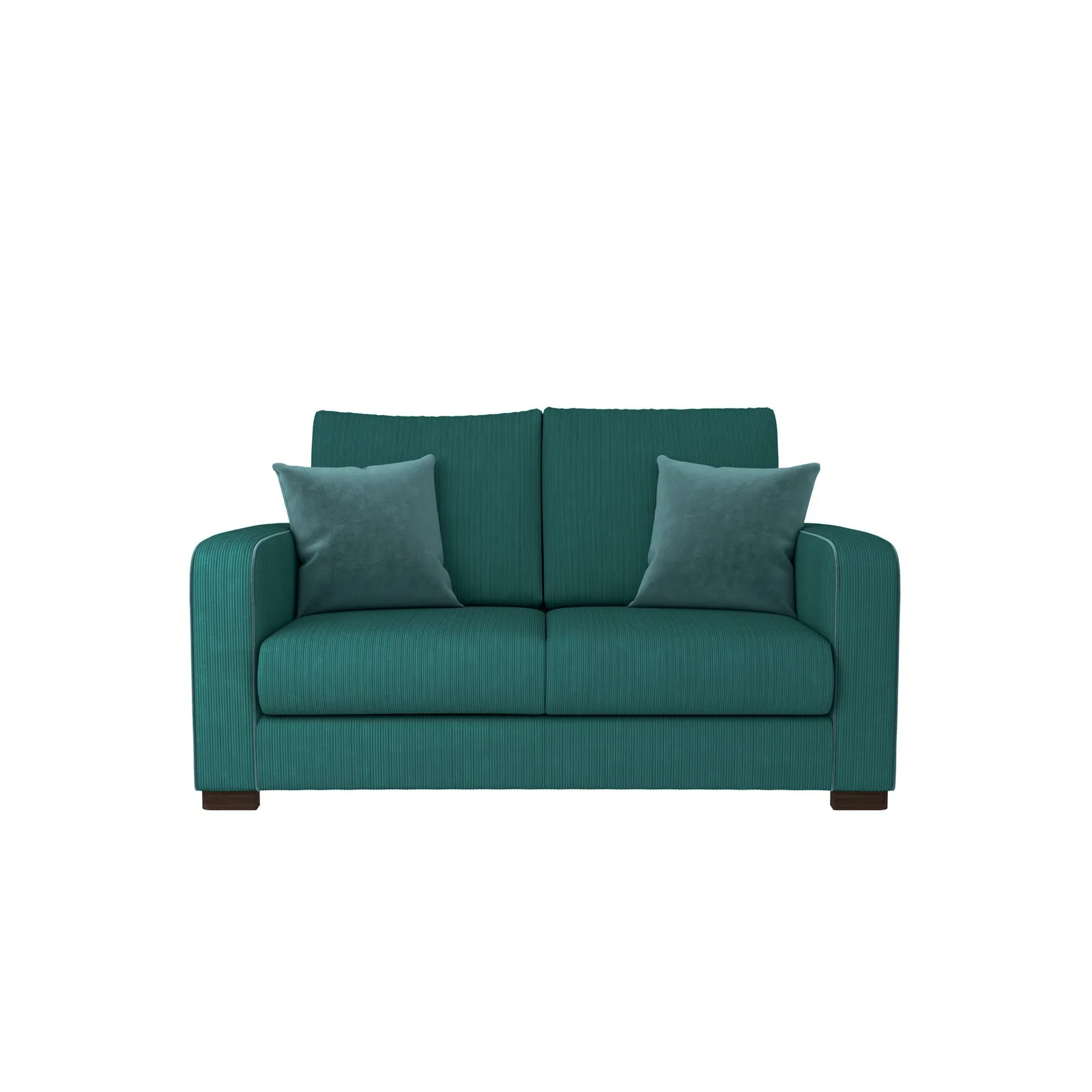 Carson Corduroy 2 Seater Sofa Green