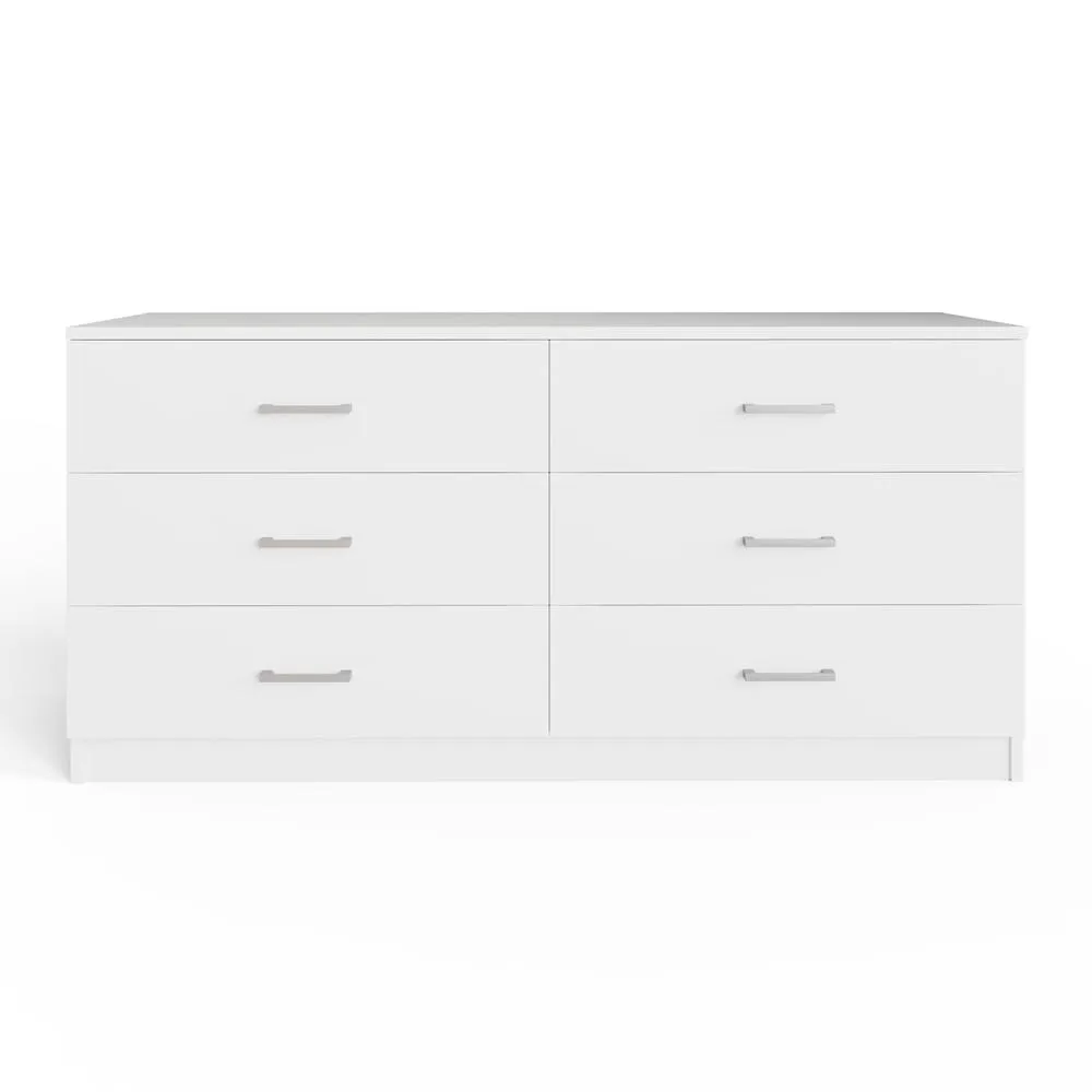 GFW Bailey 3+3 Drawer Chest in White 4