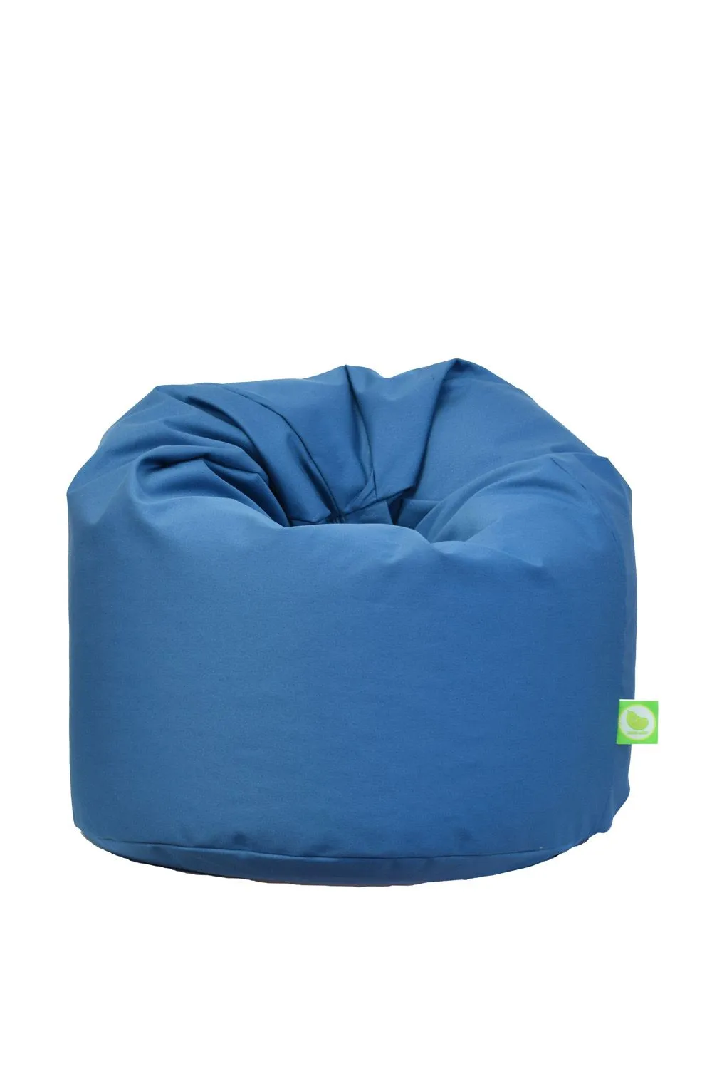 Bean Lazy Cotton Twill French Blue Bean Bag Large Size in Mid Blue