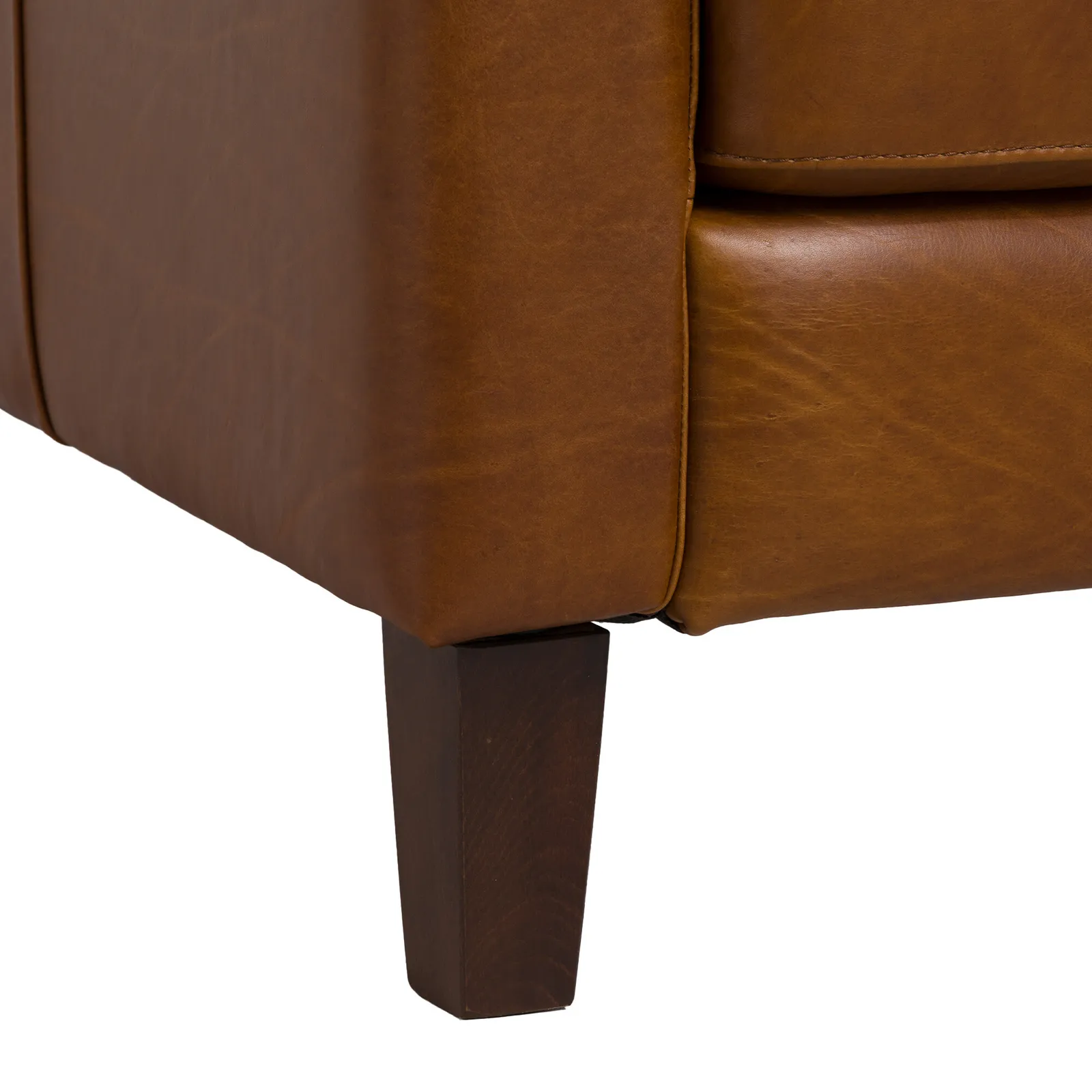 Albard Armchair, Brown Leather | Barker & Stonehouse 6