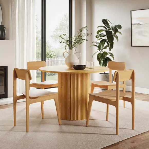 Malin Dining Chair, Oak 1