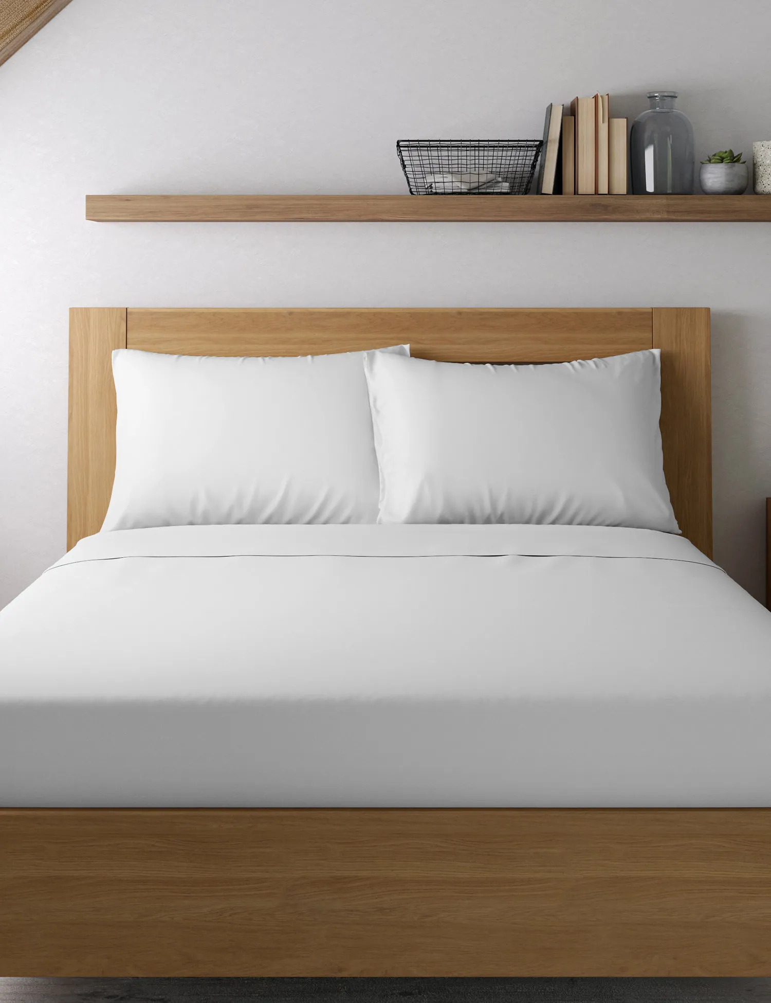 M&S Egyptian Cotton 400 Thread Count Sateen Standard Pillowcase