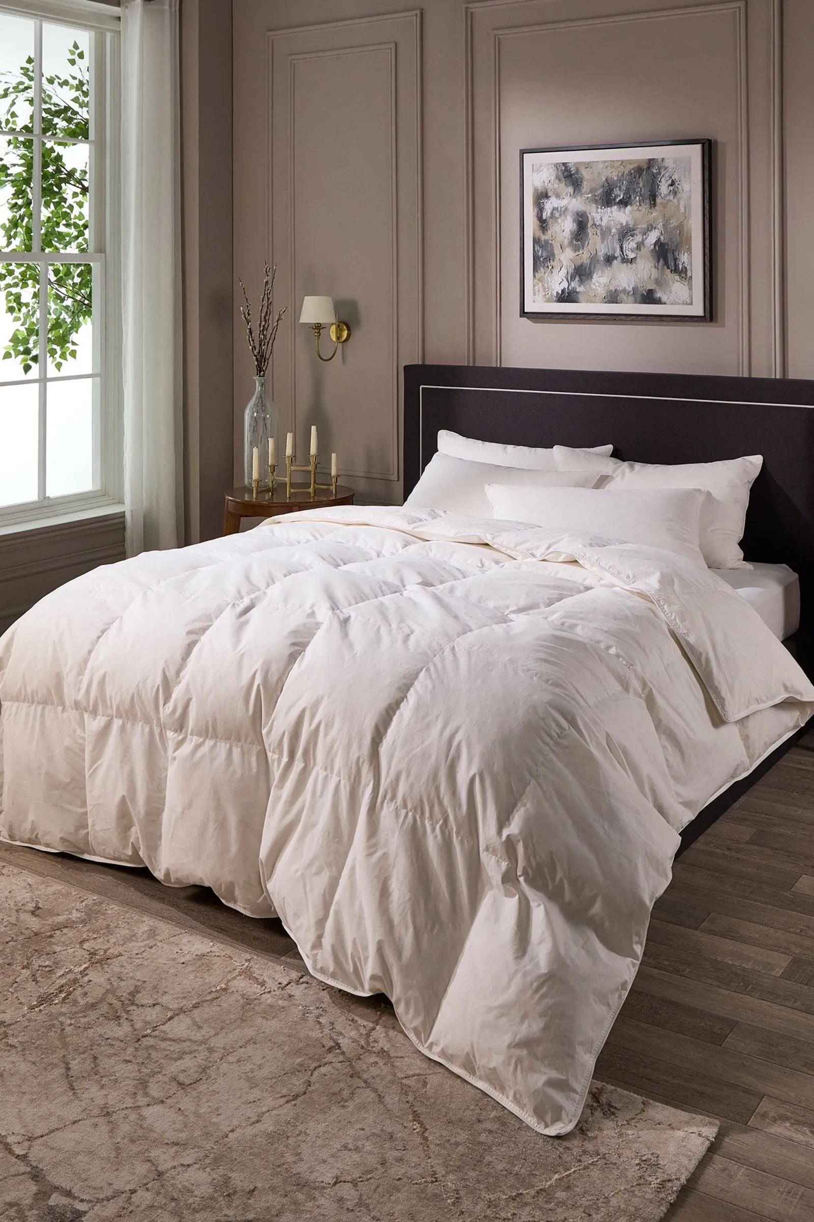 Snuggledown Hotel Goose Feather & Down 13.5 Tog (9+4.5 Tog) All Seasons Duvet in White 3