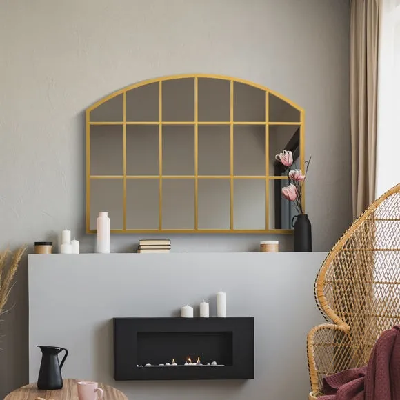 Arcus Window Arched Wall Mirror
