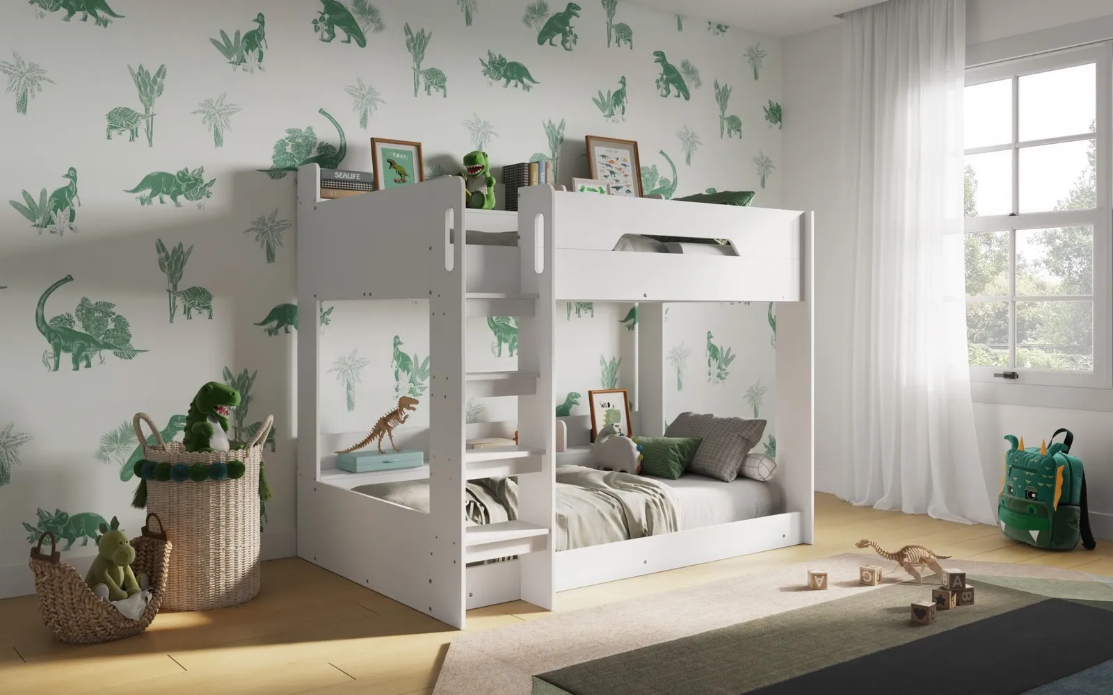 Flair Gravity Bunk Bed in White 2