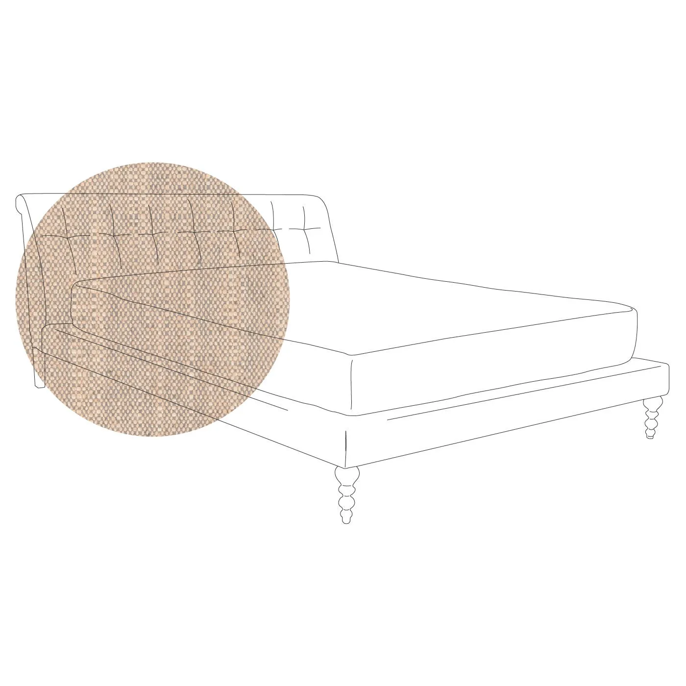 Scp Oscar Bed King Broad Weave Pebble 3