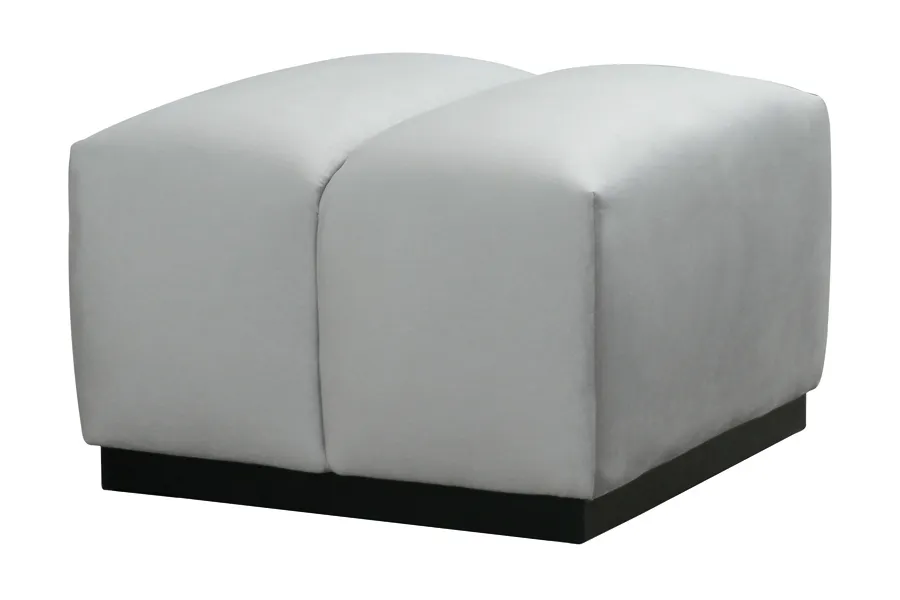 Herbie Footstool - Dove Grey