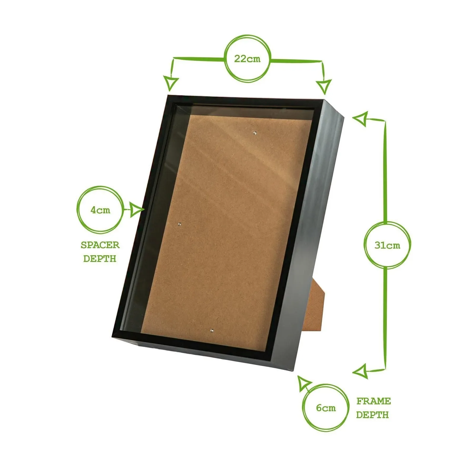 Nicola Spring Deep Box Photo Frame - A4 (8 x 12") - Pack of 5 in Grey 4