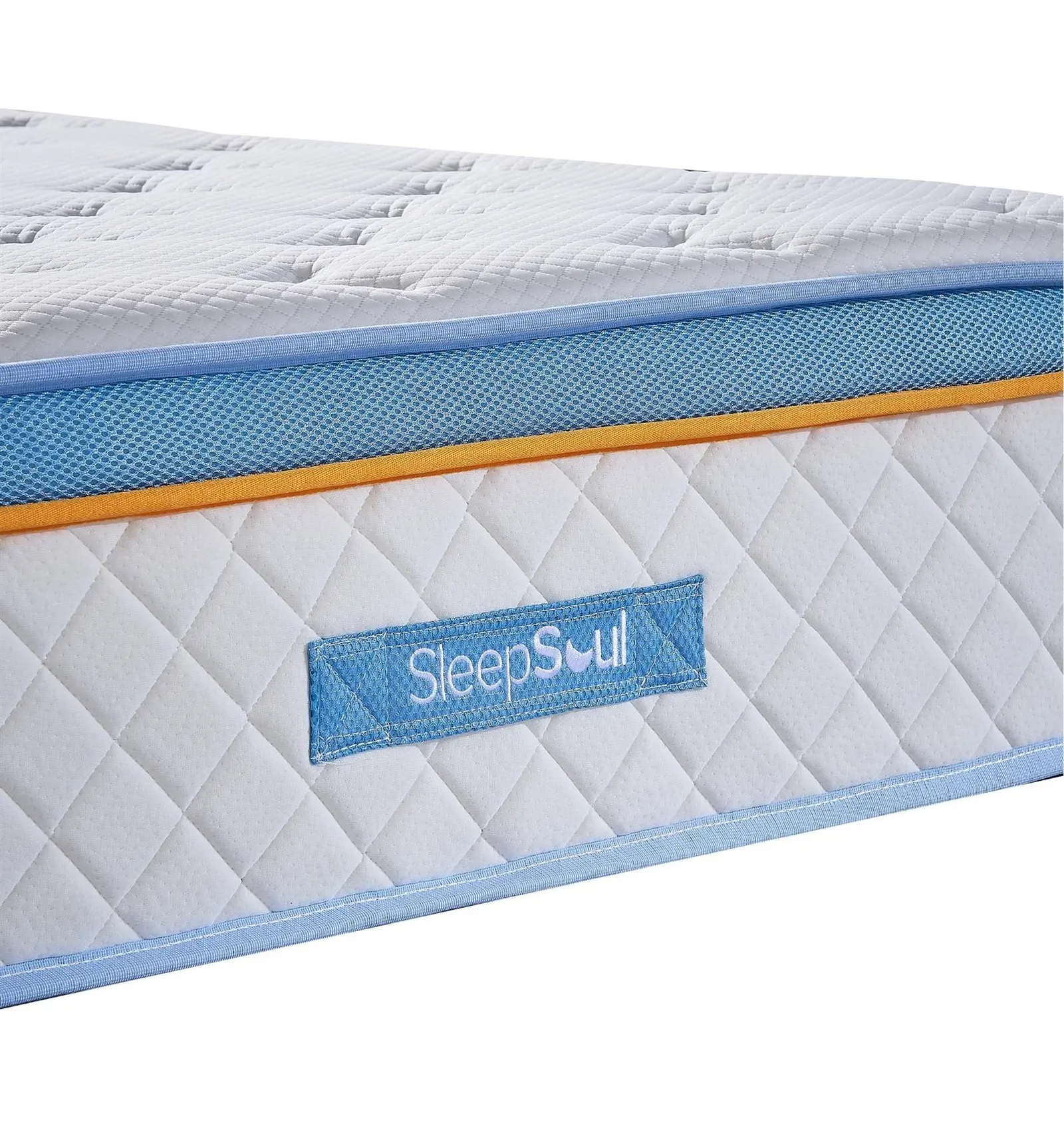 Birlea SleepSoul Heaven 2000 Mattress Memory Foam Pocket Sprung in White 3