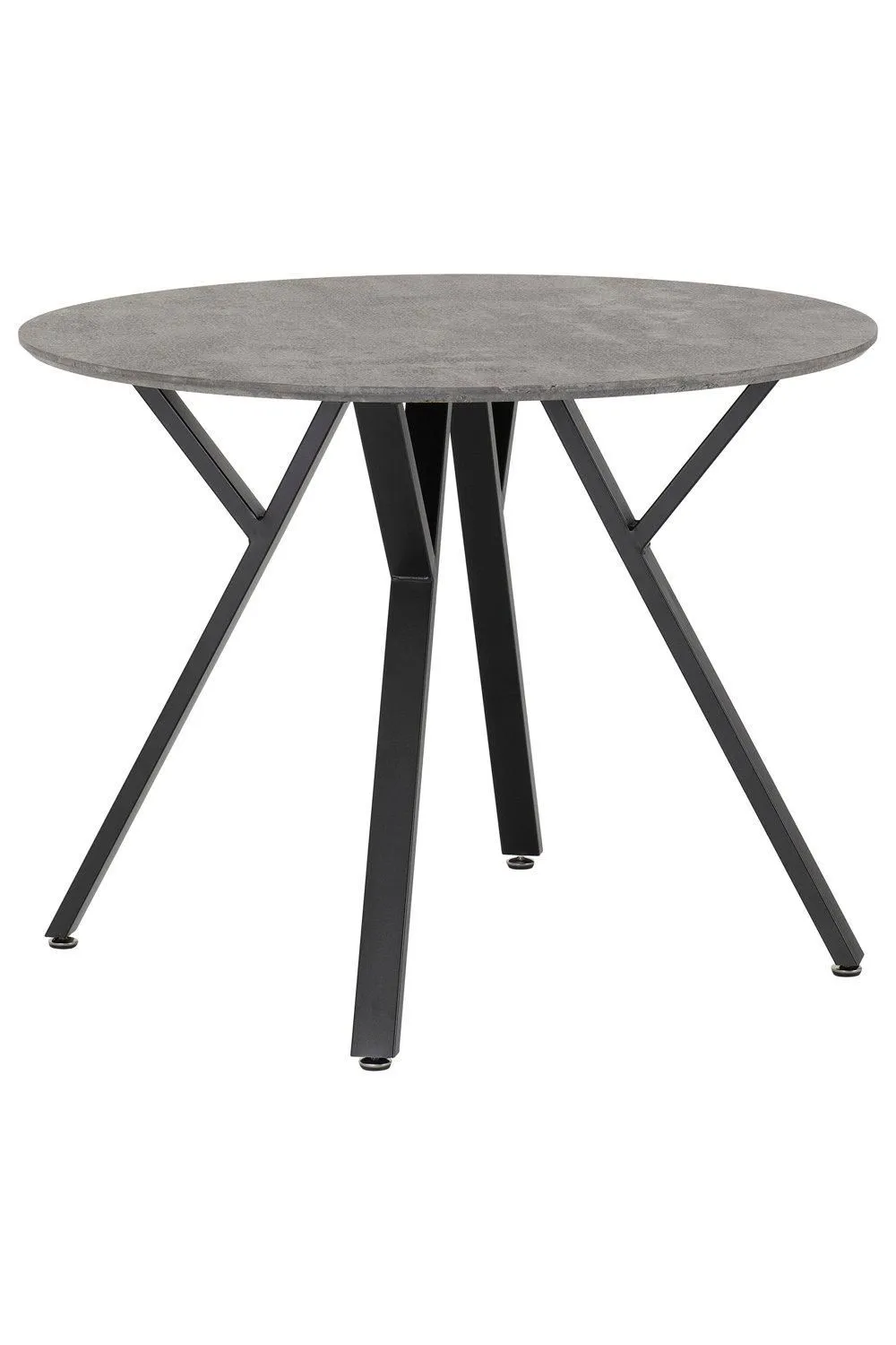 Seconique Athens Round Dining Set with Avery Chairs in Blue 2