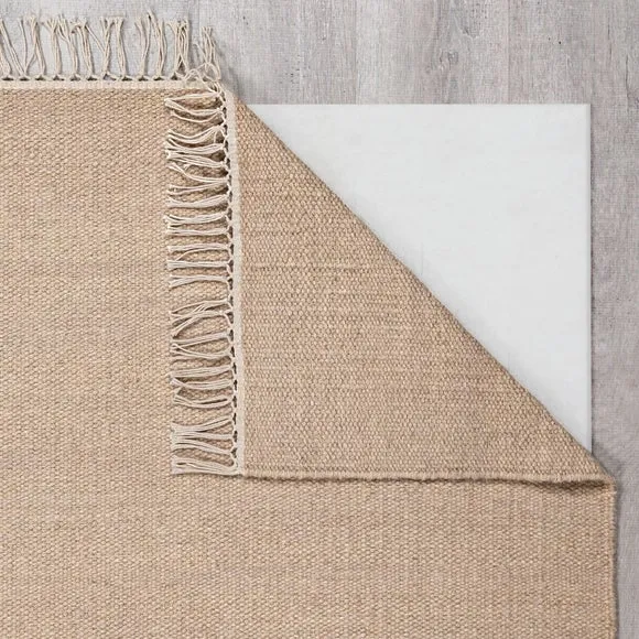 Wool Flatweave Fringed Rug 3