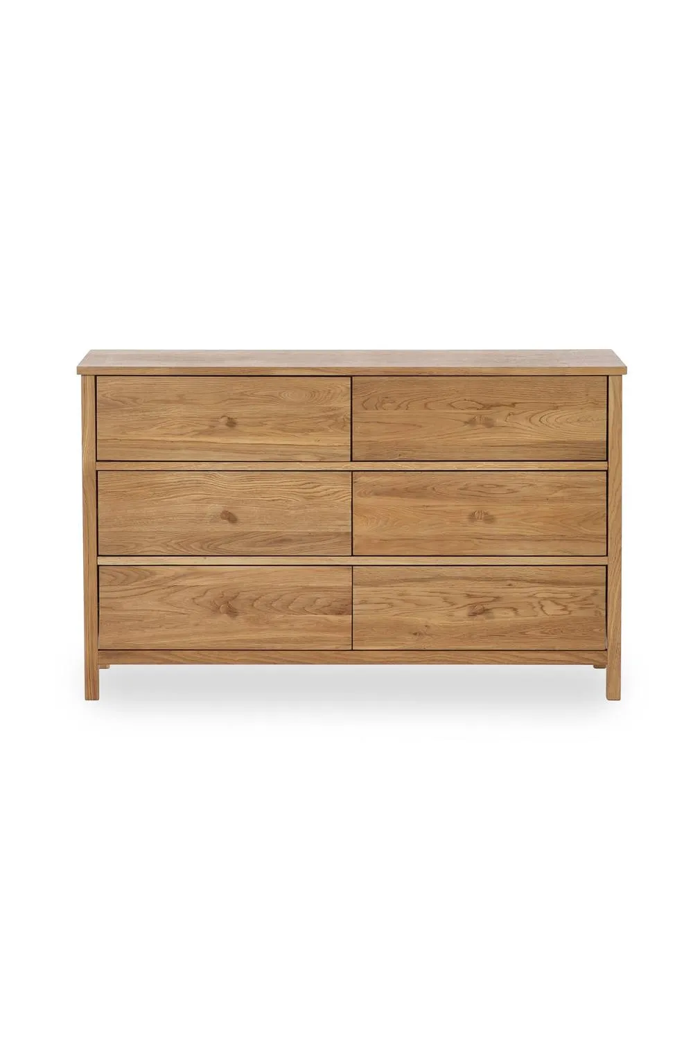 Julian Bowen Coxmoor 6 Drawer Wide Chest in Light Oak 4