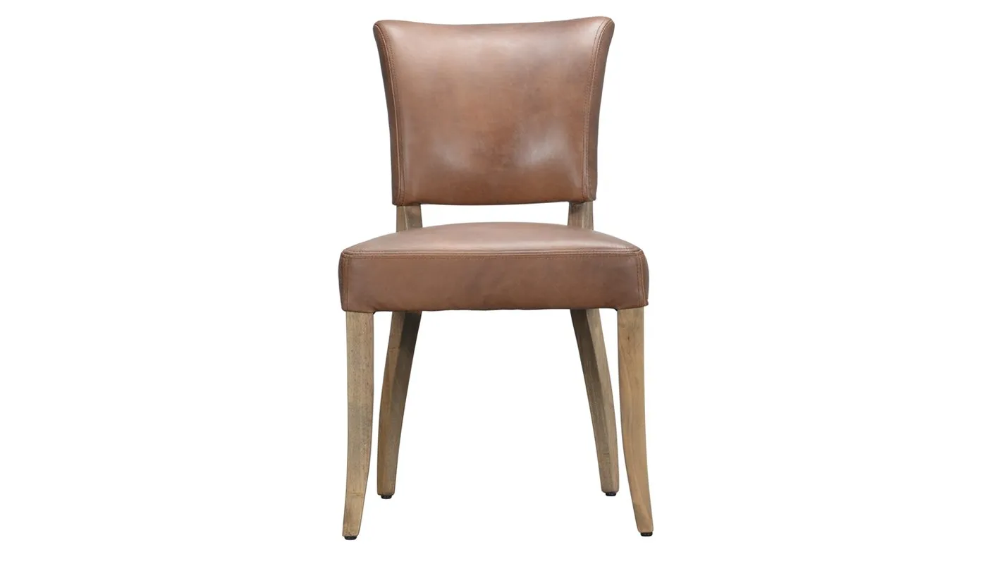 Timothy Oulton Mimi Dining Chair Destroyed Raw Leather
