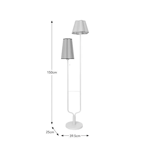 Vanellope 2 Light Floor Lamp 6