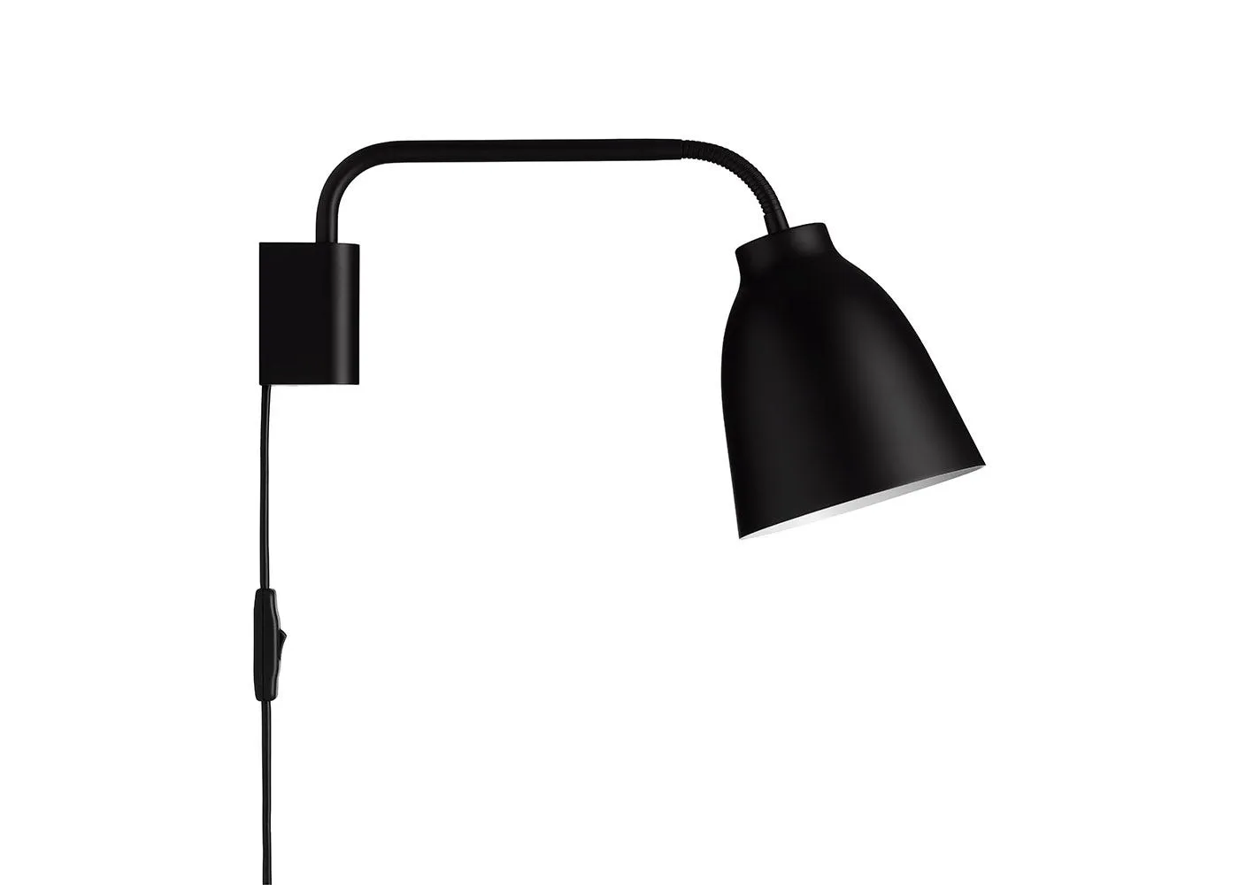 Fritz Hansen Caravaggio Read Wall Light Black