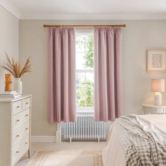 Luna Brushed Pencil Pleat Curtains (Blackout Available) 4
