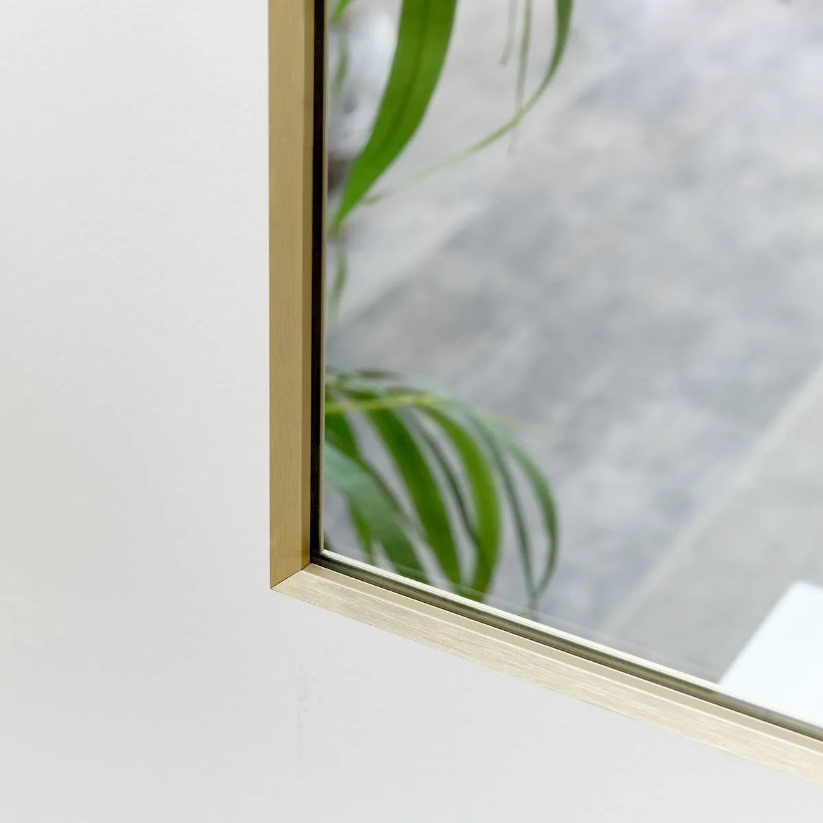 Melody Maison Large Gold Arched Wall Mirror 90cm X 120cm 6