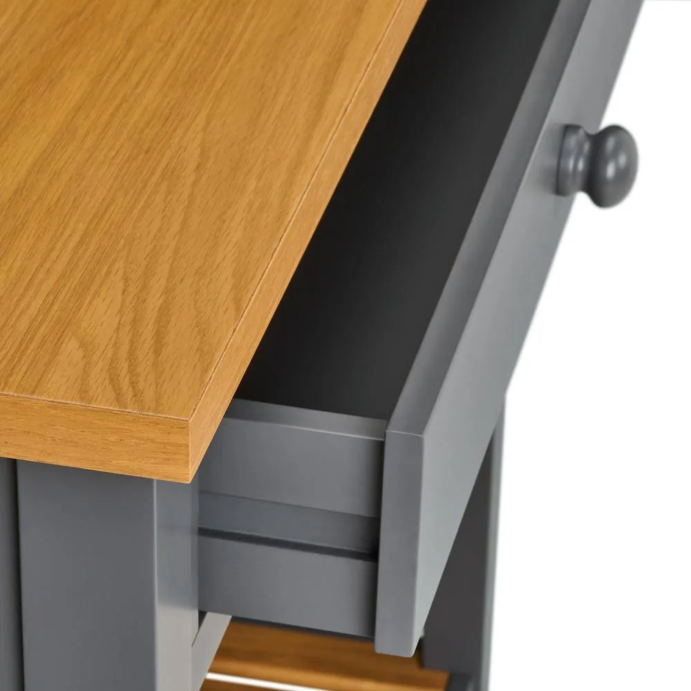 Statement Furniture Ludlow Console Table - Large in Dark Grey 4
