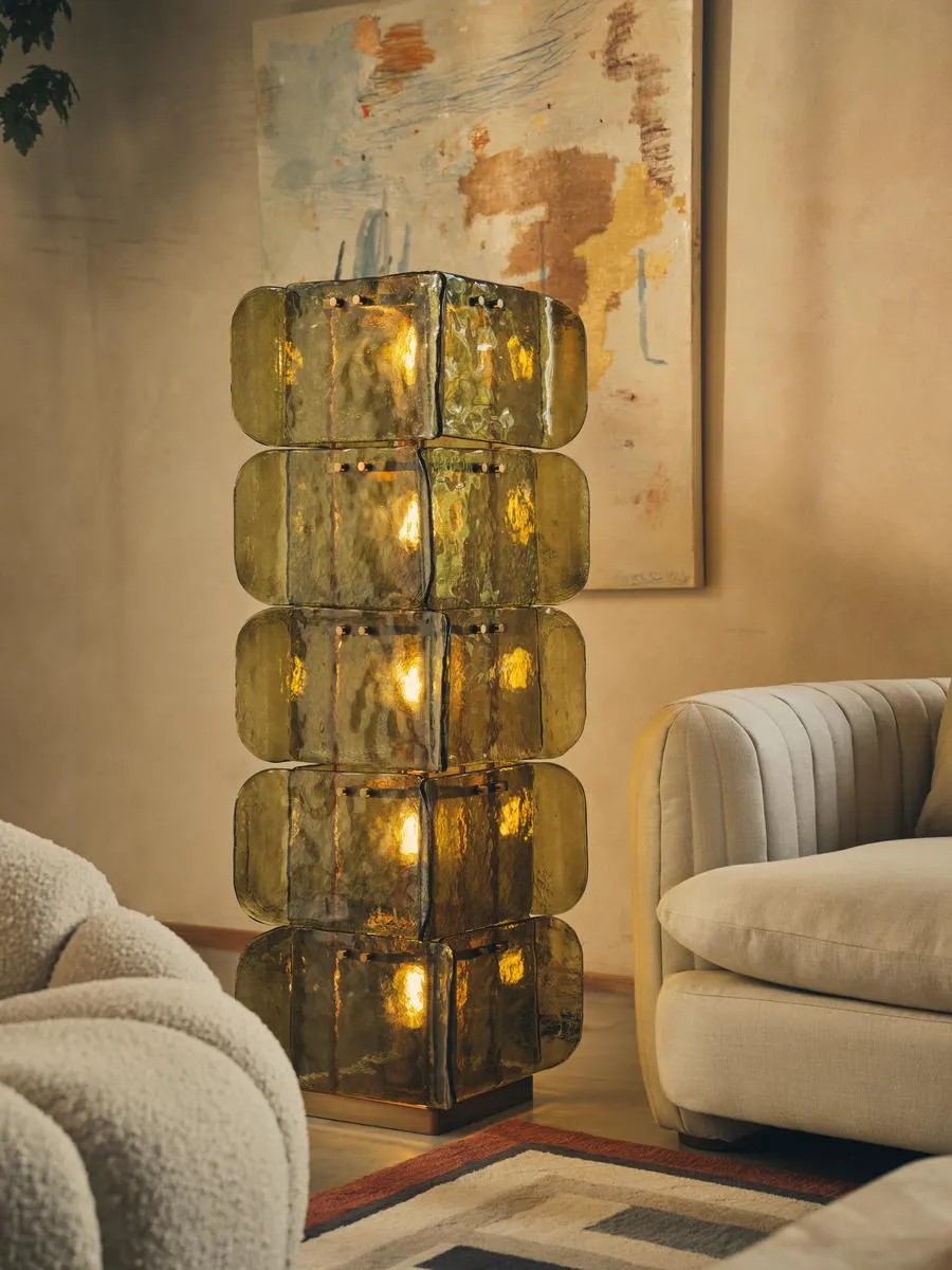 Elias Floor Lamp, Green