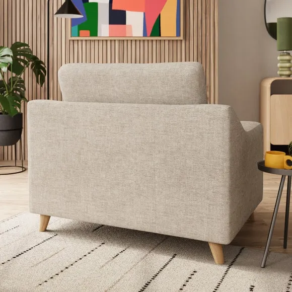 Baxter II Basket Weave Snuggle Chair 2