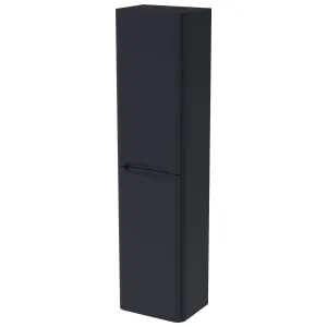 Wickes Malmo Indigo Blue Wall Hung J Pull Tower Unit - 1600 x 400mm