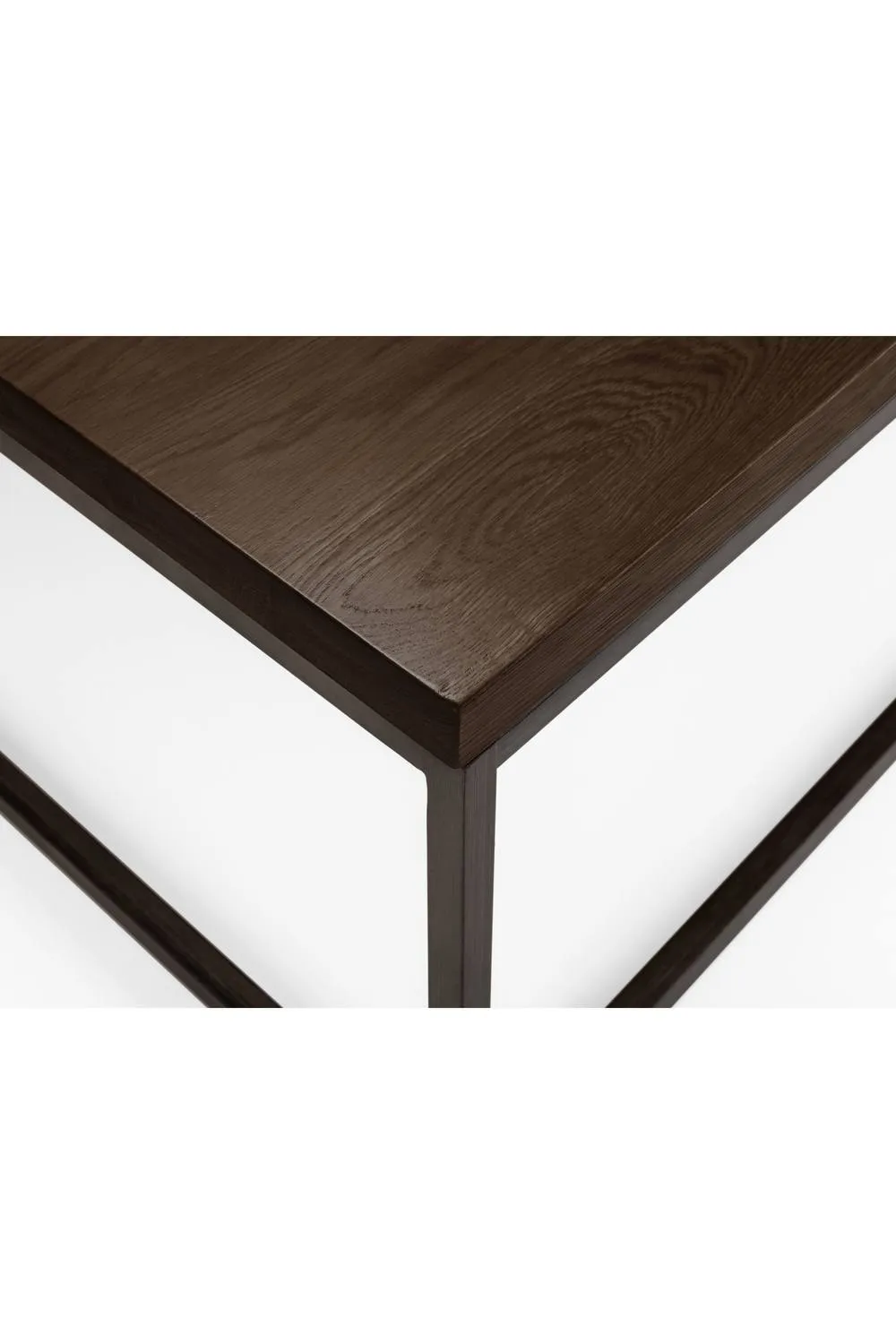 Julian Bowen Brooklyn Square Coffee Table in Dark Brown 5