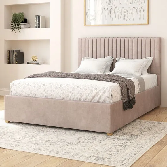 Grant Plush Velvet Adjustable Bed 1