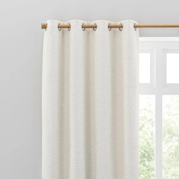 Churchgate Woodhouse Boucle Eyelet Curtains (Blackout Available) 1