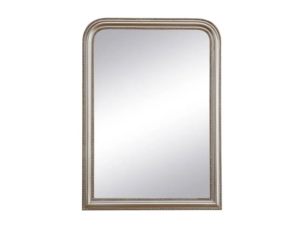 Vente-unique Paulownia Wood Overmantel Mirror - L80 X H110 Cm - Champagne - HELOISE in Silver 2