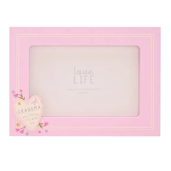 Love Life Grandma Heart Photo Frame 2