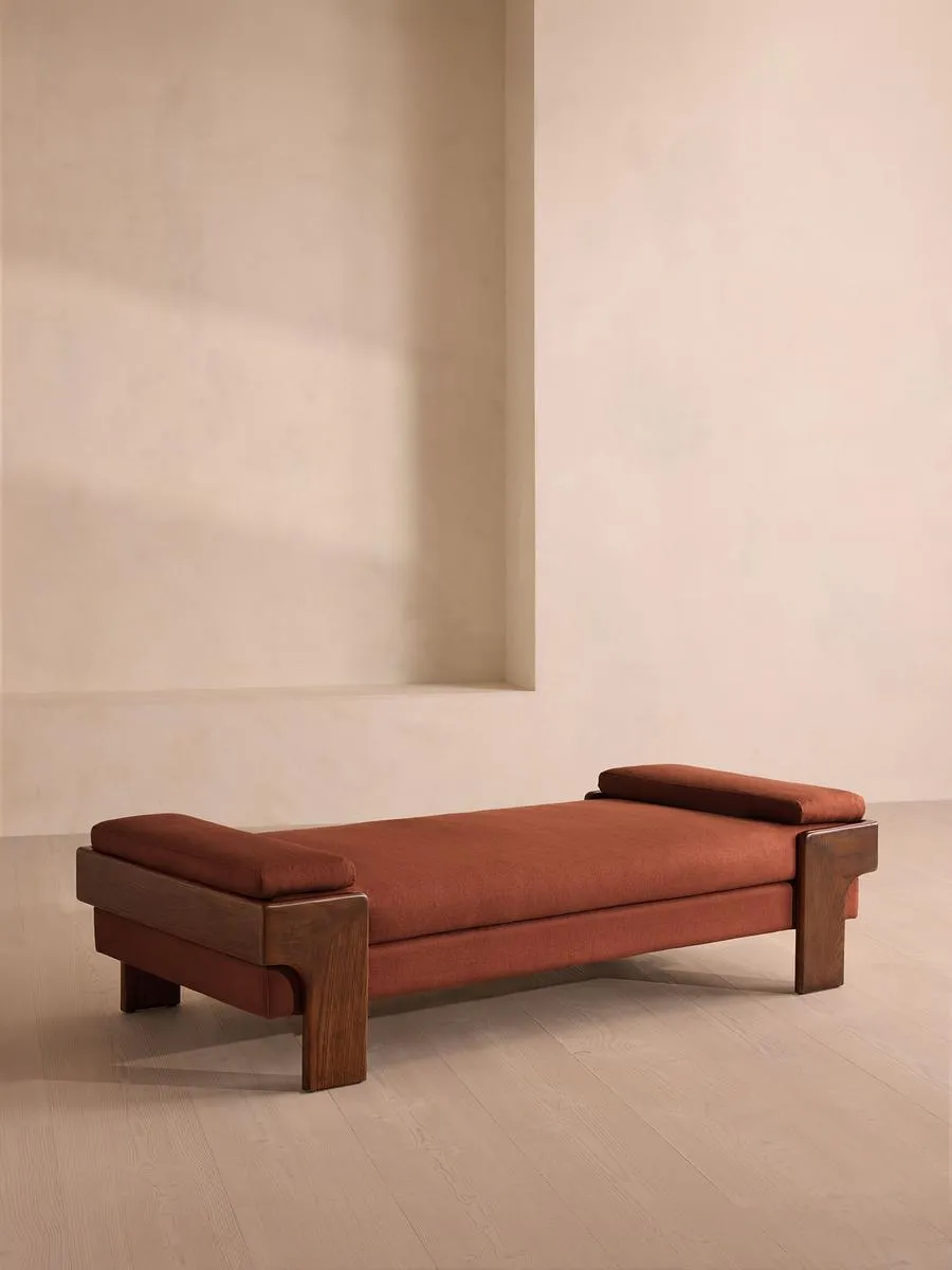 Marcia Daybed, Linen, Sienna