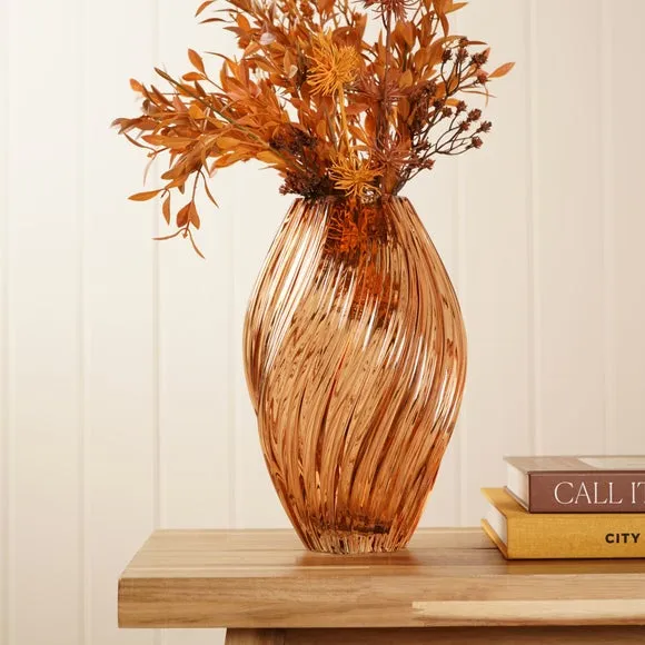 Hestia Twisted Glass Vase 2