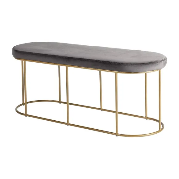 Nino 2 Seater Velvet Bench 3