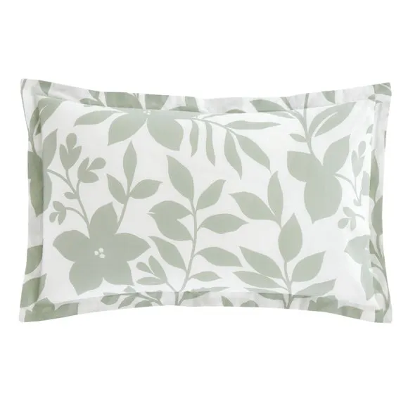 Ava Floral Polycotton Oxford Pillowcase 2