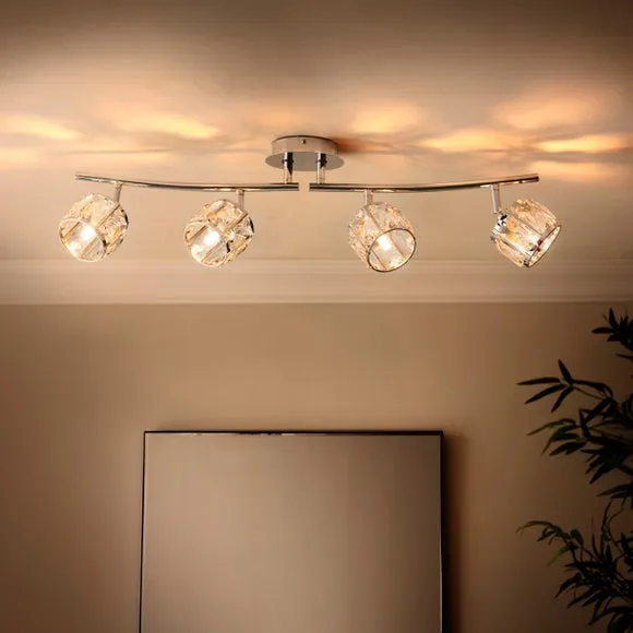 Kleio Modern 4 Light Adjustable Spotlight Bar 2