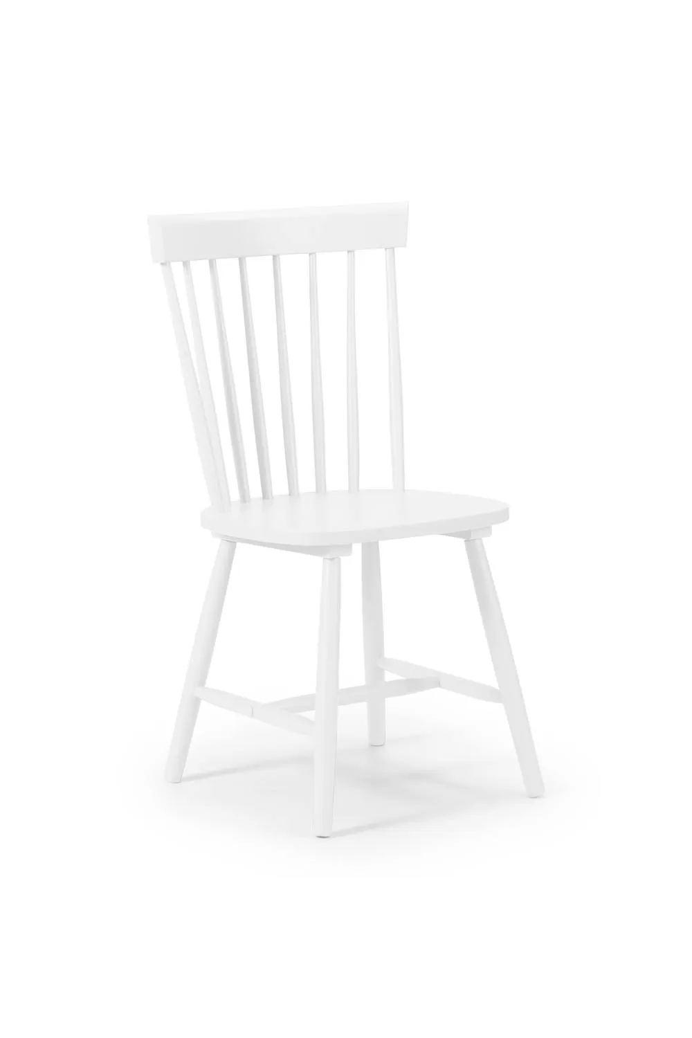 Julian Bowen Torino Spindle Back Dining Chair (Set of 2) in White 4