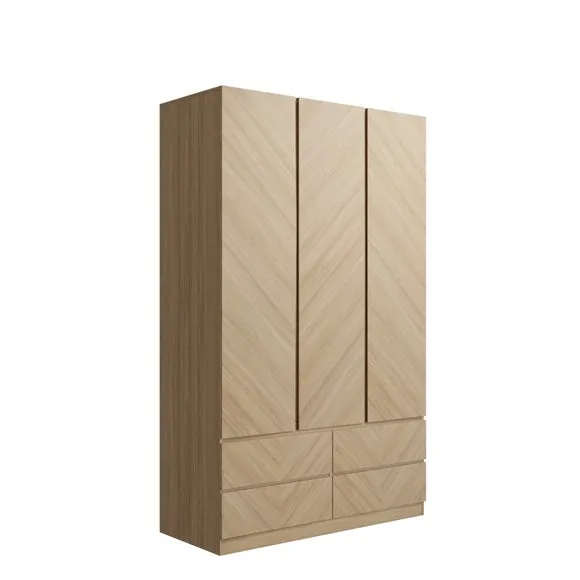 Taranto Triple 4 Drawer Wardrobe 6