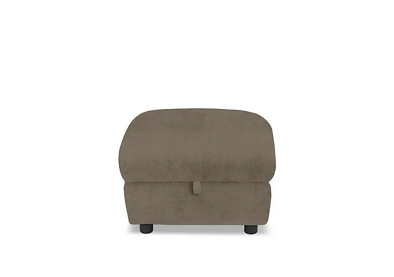 Raven Fabric Storage Footstool - Opulence Cedar